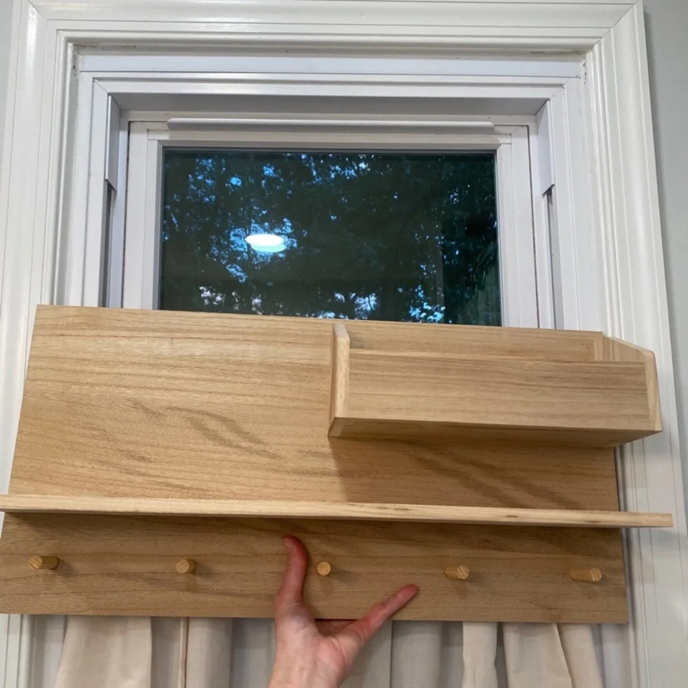 NWT Threshold Wooden Entry Wall Unit